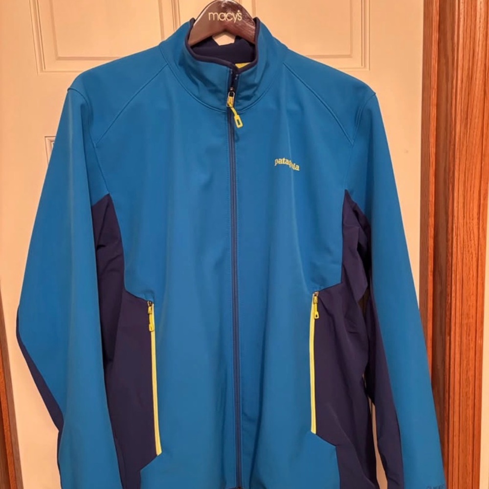 Patagonia XXL Polartec Shell - Blue